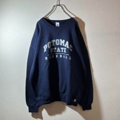 ラッセルアスレチック 00s 3段ロゴ ネイビー スウェット 2XL