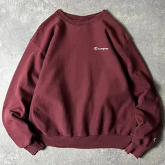 00s Champion スクリプト ロゴ プリント プレミアム リバースウィーブ スウェット トレーナー / 00年代 オールド チャンピオン