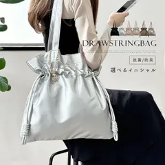 [DIVARose]【新品未使用】＼新色追加／ 巾着 推し活 バッグ トートバッグ レディース 巾着バッグ レザー おしゃれ  肩掛け グッズ 抗菌 防臭 選べるイニシャル バッグチャーム トート マザーズバッグ A4 大きめ 通勤 通学 ライブ  汚れにくい