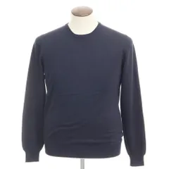【新品】タリアトーレ TAGLIATORE ハイゲージコットン クルーネックニット ダークネイビー【サイズ50】【メンズ】のサムネイル
