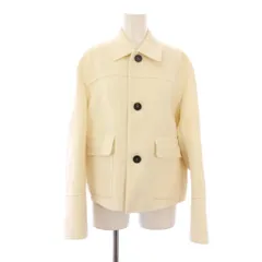 ブラミンク BLAMINK ウールカシミヤダブルフェイスショートジャケット アウター 36 オフホワイト 7922-299-0126 /KHのサムネイル