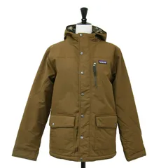 Patagonia パタゴニア ジャケット ブラウン サイズ:KIDS XL (Ladys Sサイズ相当) ボーイズ インファーノ ジャケット / マウンテンパーカー ボア フリース レオパード ナイロン アウター ブルゾン コート【レディース】