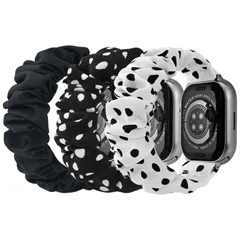 【人気商品】41mm 40mm 38mm 42mm 交換ストラップ 3本セット エラスティック伸縮バンド 44mm アップルウォッチ Ultra2 45mm Ultra SE2 SE 49mm シリーズ9 8 バンド 7 6 5 iWatch 4 3 コンパチ