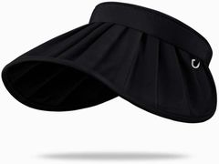 UV対策　日除け　つば広サンバイザー　選べるカラー　suncap