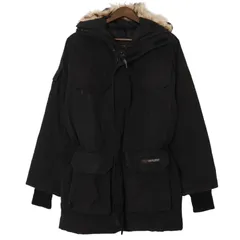 カナダ製 CANADA GOOSE カナダグース ダウンジャケット ブラック (メンズ 3XS) 中古 古着 A2057