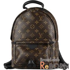 LOUIS VUITTON/ルイ ヴィトン　パームスプリングス バックパック PM（リュック）　モノグラム キャンバス×カーフレザー　ブラウン×ブラック　M41560/M44871【新品同様品】