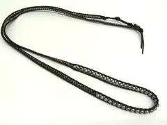 CHAN LUU チャンルー SV925 ビーズ ロング ネックレス ペンダント アクセサリー レディース ブラック系 DI3064