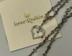 ローリーロドキン ゴシックハートネックレス 925 19.6g