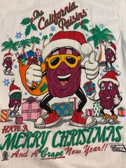レア　80s-90s　カリフォルニアレーズン　ビッグシルエット　ビッグプリント　ヴィンテージ　Tシャツ