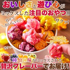 【お徳用】フルーツポップコーン4種類の味300gSM00010822