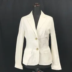 ラルフローレン/RALPH LAUREN★コットンジャケット/ブレザー【7/レディースS-M/白/white】正規代理店タグ/Jackets/JAPAN limited◆zBH285