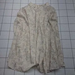 ◇ ⊇ MAJESTIC LEGON マジェスティックレゴン 花柄 ロング丈 ギャザースカート スカート サイズS ベージュ系 レディース E  【1509190009866】