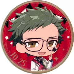 【中古】バッジ・ピンズ [単品] トレイ・クローバー 缶バッジ 「ディズニー ツイステッドワンダーランド トレイ・クローバー バースデーセット」