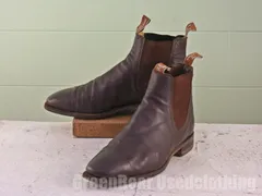 オーストラリア老舗★RMウィリアムズ★本革/サイドゴアブーツ【28.0暗茶】グッドイヤー製法◆A35 ピクチャースペシャル「虐待されたRMウィリアムズ -