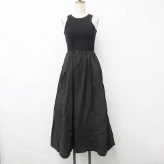 バトナー BATONER ROKU別注 リネン ショートスリーブ ニット カットソー 半袖 F ブラウンミックス /MI ■OS ■PN レディース 中古】バトナー BATONER ROKU別注 リネン ショートスリーブ