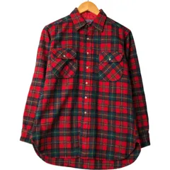 古着 70年代 ペンドルトン PENDLETON チェック柄 ウールシャツ USA製 メンズL相当 ヴィンテージ/eaa586834