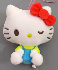 【中古】キーホルダー ハローキティ おすわりちょいデカマスコット 「サンリオキャラクターズ」