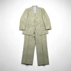 VALENTINO【vintage】セットアップ ダブルスーツ イエローベージュ VALENTINO【vintage】セットアップ ダブルスーツ イエロー