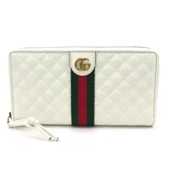 グッチ GUCCI ラウンドファスナー長財布 シェリーライン ダブルG