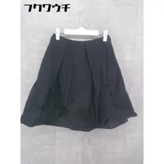 ◇ ELLE エル 膝丈 フレア スカート サイズ38 ブラック レディース 【中古】 【1002802544286】のサムネイル