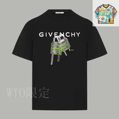 【今日WTO】GIVENCHY ロックアップロゴ T シャツ-DV91