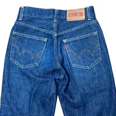 EDWIN Miss 503 50353 日本製 クロップド テーパードデニム インディゴ サイズ27 レディースS エドウィン