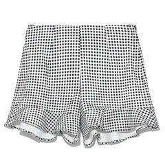 【アパレル】snidel ギンガムチェックフリルショートパンツ