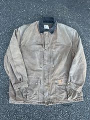 80s vintage carhartt brown duck jacket カーハート