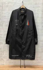 UNDER COVER ロング コーチジャケット 美品 プリント コート UNDER COVER ロング コーチジャケット 美品 プリント コート