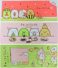 손수건 스미코구라시 [유익한 3장 세트] 선엑스 안심의 일본제 면 100%[탕고모리][오스시][수박]선물 선물 선물에 캐릭터 상품 인형 추리활 손수건 키친 타월 랜천 매트
