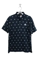 Kappa(カッパ) ポロシャツ 黒花柄 メンズ O ゴルフウェア 2508-0343 中古