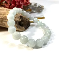 ビルマ翡翠 パワーストーン ブレスレット 10mm 天然石ブレス   / メンズ レディース 男性 女性 幸運 開運 厄払い 魔除 邪気払い お守り (シンプル)☆