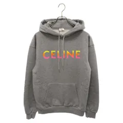 CELINE (セリーヌ) 22AW Gradation Logo Pullover Parka 2Y753670Q グラデーションロゴ プルオーバースウェットパーカー グレーのサムネイル