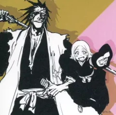 BLEACH 更木剣八 コースター BLEACH展 更木剣八 草鹿やちる イラストコースター ステッカー