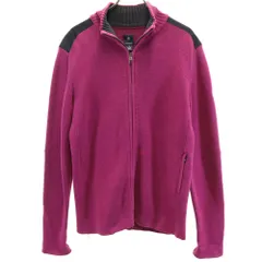 Victorinox ビクトリノックス ニット ジップジャケット S パープル系 メンズ 古着