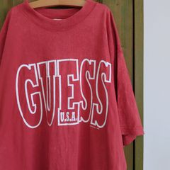 90s 90年代 vintage ヴィンテージ  アメリカ製　USA製 MADE IN USA  GUESS ゲス GEORGES MARCIANO 1993年コピーライト  Tシャツ