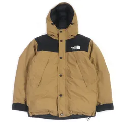 美品□THE NORTH FACE ザ・ノースフェイス ND91930 Mountain Down Jacket ゴアテックス WZIP ダウンジャケット ブラウン系 M 正規品 メンズ