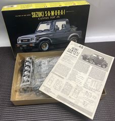 ◇ フジミ模型 SUZUKI SAMURAI CANVAS TOP JX 1/24 プラモデル 【未組立/長期保管品】【箱色褪せあり】 スズキ サムライ 車 レトロ / 未使用