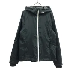 UNDER ARMOUR アンダーアーマー フード付き スポーツジャケット LG ブラック 中綿 メンズ 古着