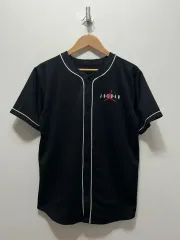 【入手困難】NIKE ジョーダン　ベースボールシャツ　美品　ブラック　L 2025年最新】ジョーダン ベースボールシャツの人気アイテム