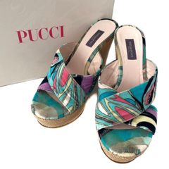 Ferragamo フェラガモ プラットフォームサンダル22.5㎝ - メルカリ