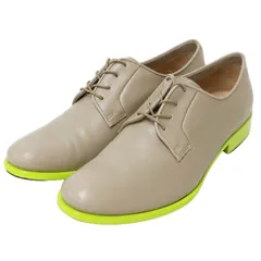 JIL SANDER ジル・サンダー シューズ ベージュ サイズ:37 24.0cm / レースアップ ドレスシューズ / バイカラー ネオンカラー レザー / 靴 / イタリア製【レディース】【中古】のサムネイル
