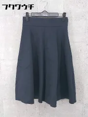 ◇ DOUBLE STANDARD CLOTHING ダブルスタンダードクロージング 膝下丈 スカート サイズ38 ネイビー レディース 【中古】 【1002801223083】のサムネイル