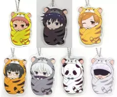 【中古】雑貨 全7種セット 「呪術廻戦 ぷにとっぷ おくるみたいがーあそーと アクリルチャーム」 プレミアムバンダイ限定