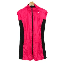 ナイキ ワンピース スポーツウエア ランニング トップス レディース Sサイズ ピンク系/ブラック系 NIKE 【中古】