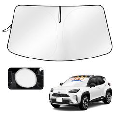 【2025年・遮光・遮熱アップグレード】Cartist 新型 トヨタ ヤリスクロス フロントサンシェード yaris cross サンライン サンセット サンフィア フロントガラス サンシェード シェードカーテン マルチサンシェード R2.08～現行 遮光 1