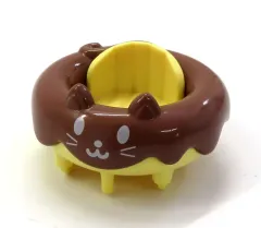 【中古】おもちゃ ネコドーナツ 赤ちゃんパレードカー 「シルバニアファミリー キラキラくじ ～デリシャスパレード～」 E賞