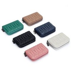 超セール！ミニ財布 財布 レディース 財布レディース 二つ折 二つ折り 本革 小銭入れ コインケース カードケース バイカラー ラウンドファスナー 小さい財布 ICカード スキミング防止 二つ折り財布   カード入れ 小銭入れ