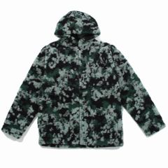 【30％OFF】COLD BREAKER フードジャケット ウールボア 迷彩 M