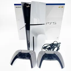 【中古】SONY PS5 プレイステーション5 本体 ワイヤレスコントローラー ダブルパック Slimモデル CFIJ-10018